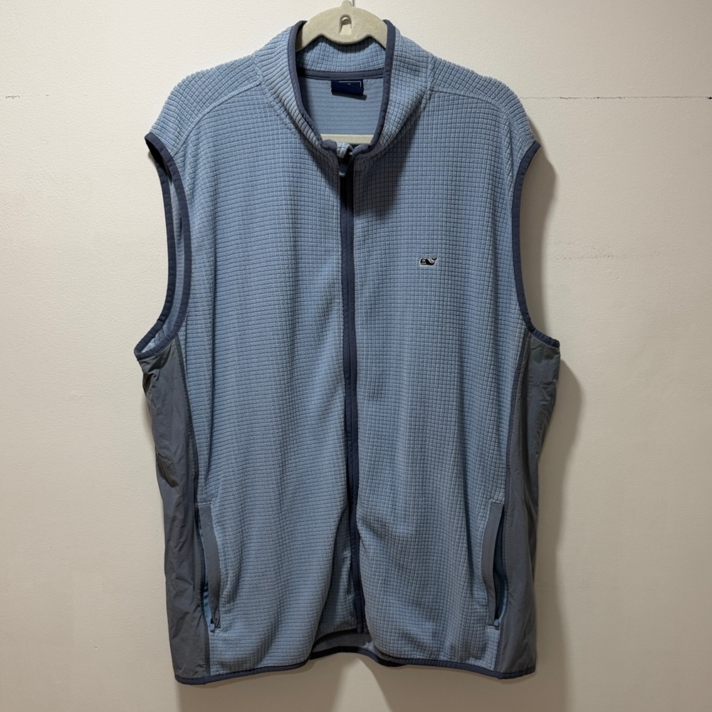 Vineyard‎ Vines Men’s Mock Neck Sleeveless Vest Outdoor Preppy Layers Full Zip
